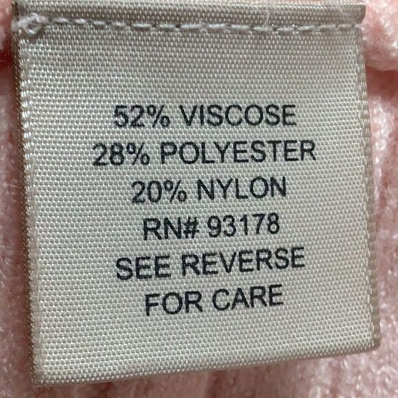 Philosophy Strawberry Pink Horizontal Knit Stripe Turtleneck Sweater - Picture 11 of 12